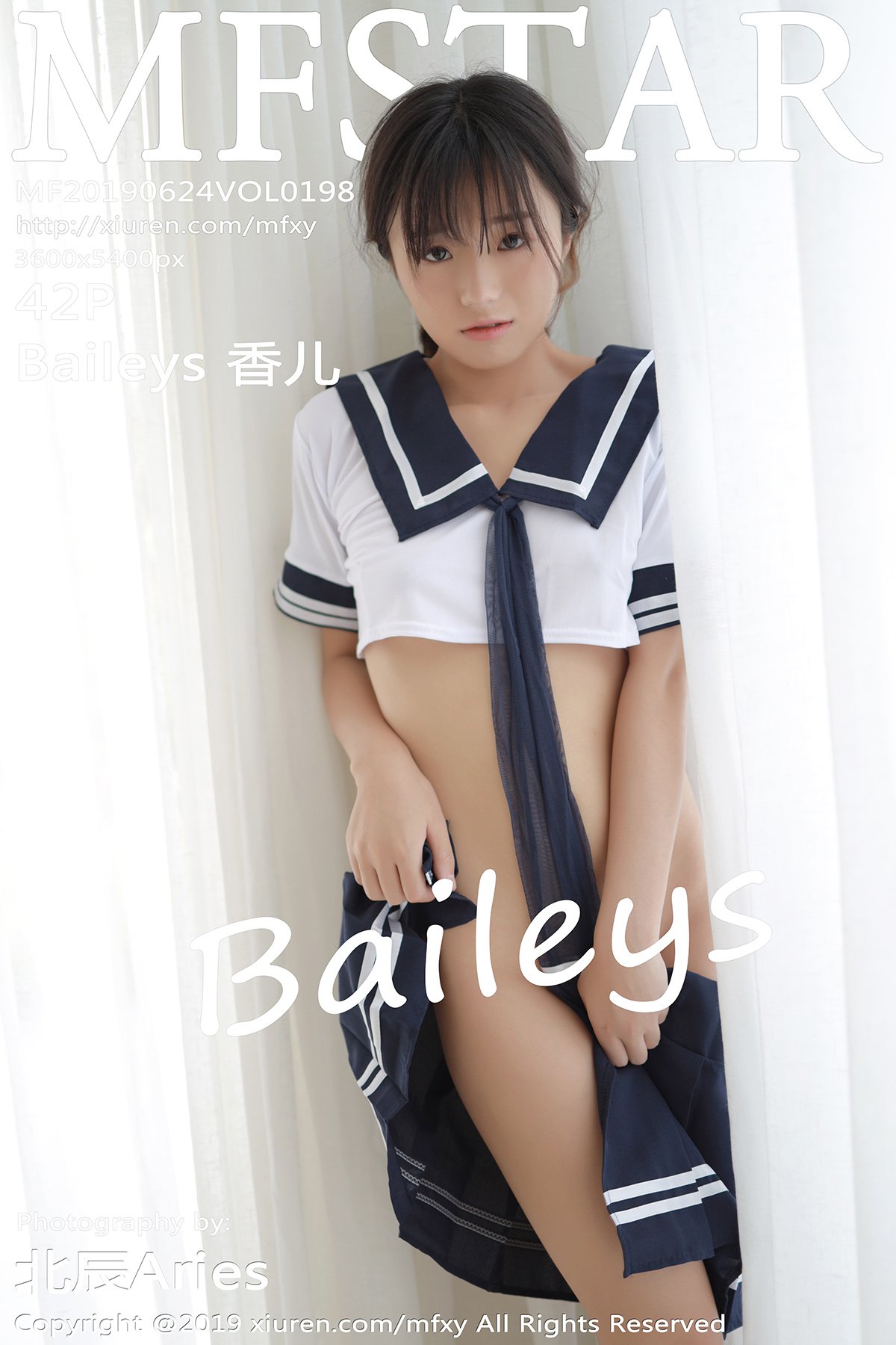 [MFStar模范学院] 2019.06.24 VOL.198 Baileys 香儿 [42P-72MB]