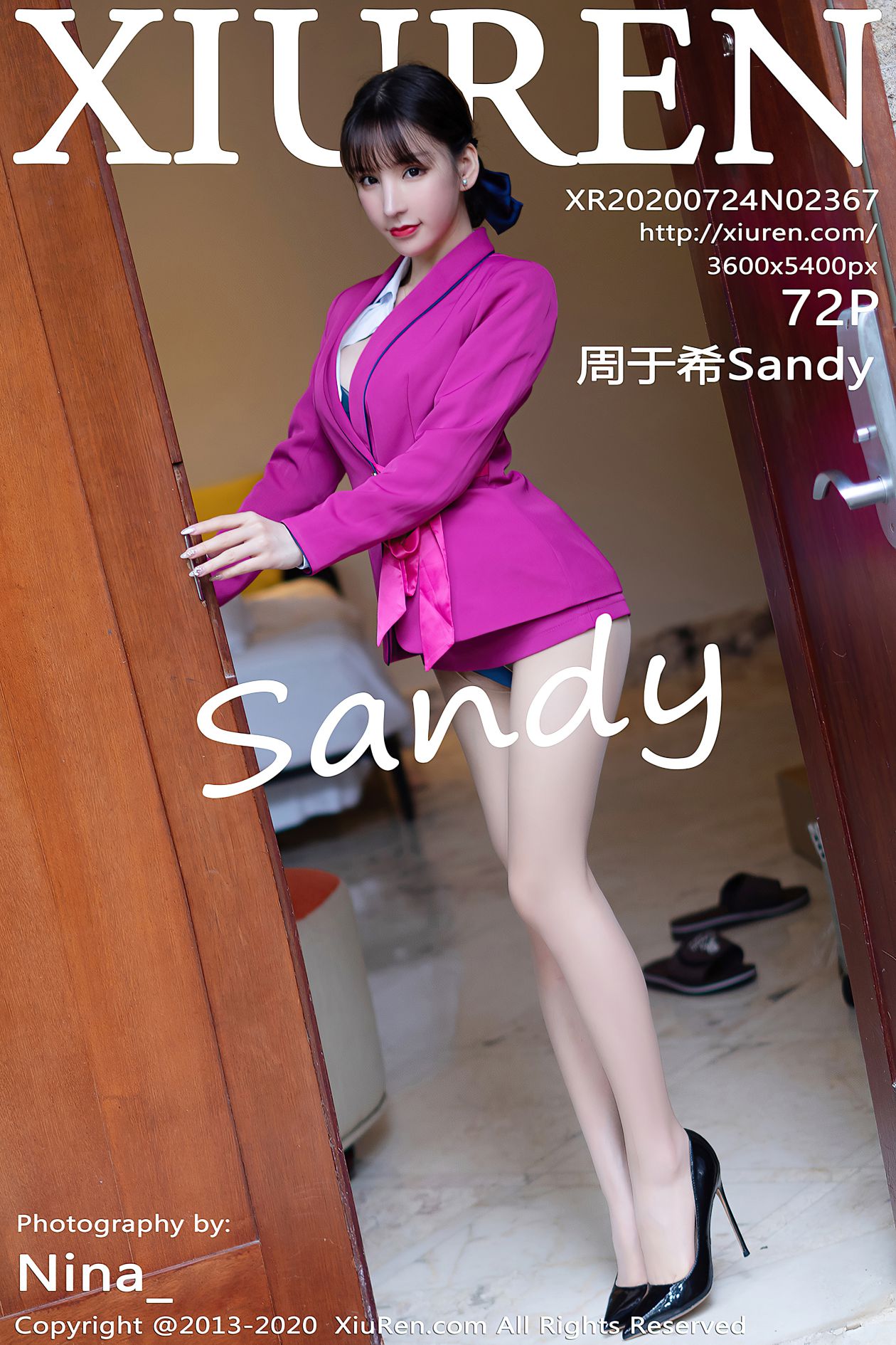 [XIUREN秀人网] 2020.07.24 NO.2367 周于希Sandy [72P-969MB]